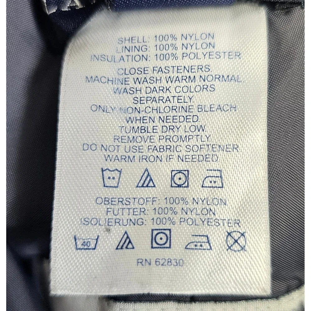 Lands' End Youth Nylon Snow‎ Pants Size 8 Insulated Reinforced Knee Seat Winter